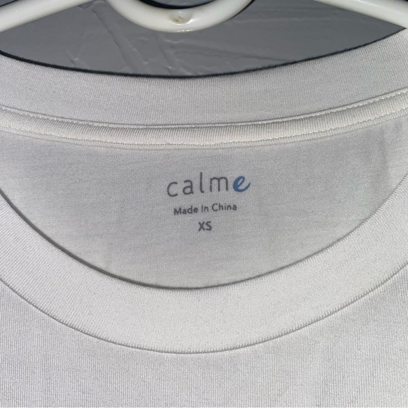 SOLD!!! Johnny Was CALME Embroidered Yoga Crew Neck T-Shirt Size X-Small - Picture 4 of 7